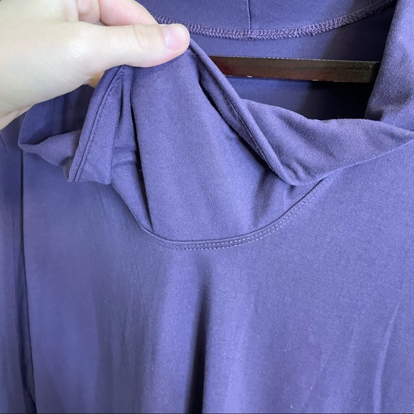 SEXY Ladies mint flowy cowl neck tunic purple by Weekenders size Lsarge - Picture 6 of 14